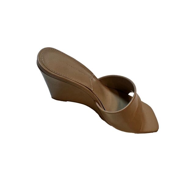 French Connection Tan Wedge Sandals Size‎ 6.5 - Picture 2 of 6